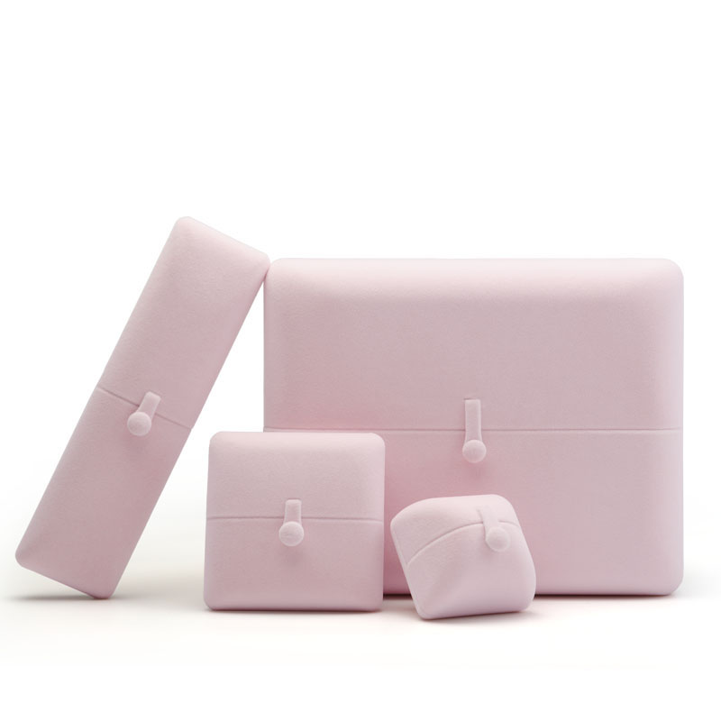 FANXI New style Wholesale Elegant Pink Stamping jewelry box bracelets ring earring gift boxes jewelry box packaging
