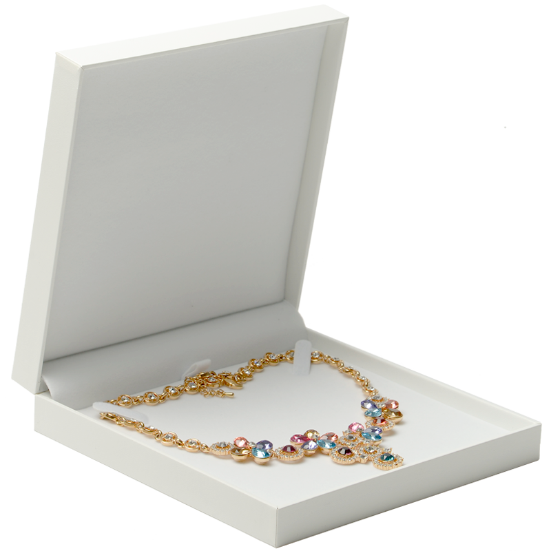FANXI wholesale Custom Jewelry Box White New Arrival Ring Necklace Pendant Jewelry Packaging Box Fancy Paper Jewelry Box