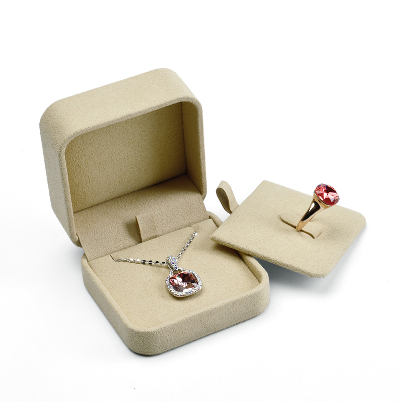 FANXI wholesale custom logo high-end jewelry packing boxes with microfiber for ring earring bangle necklace jewelry box
