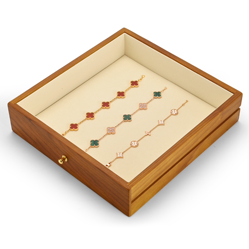 Fanxi New Arrival High Quality Wood Box Luxury Wooden Ring Box Walnut Microfiber Jewelry Boxes Hold The Jewellery