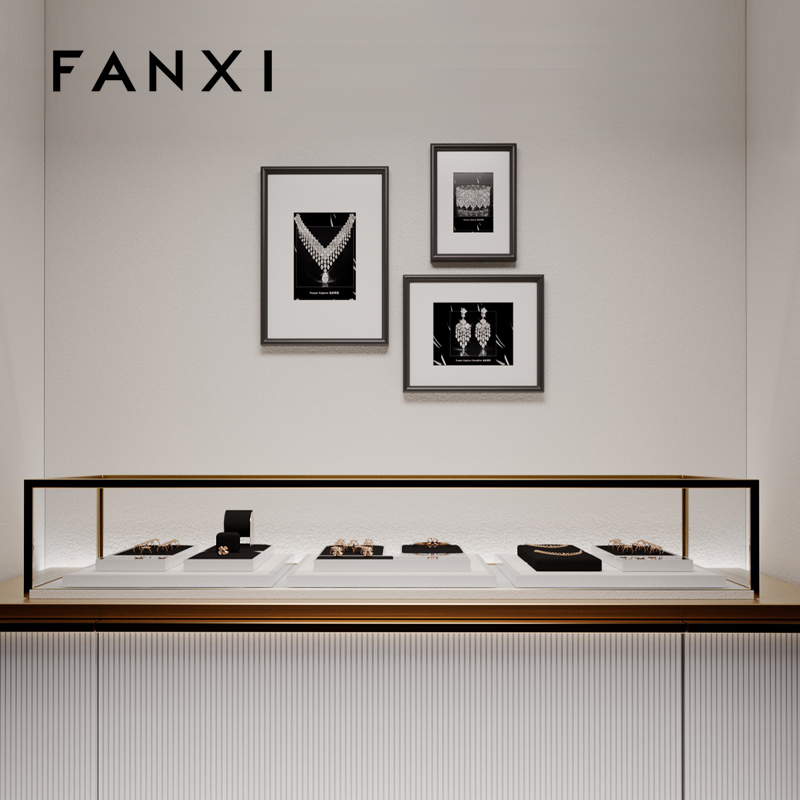 2023 New Design Luxury Jewelry Display Set Fashion Jewellry Packaging Set for Retail Jewellery Store