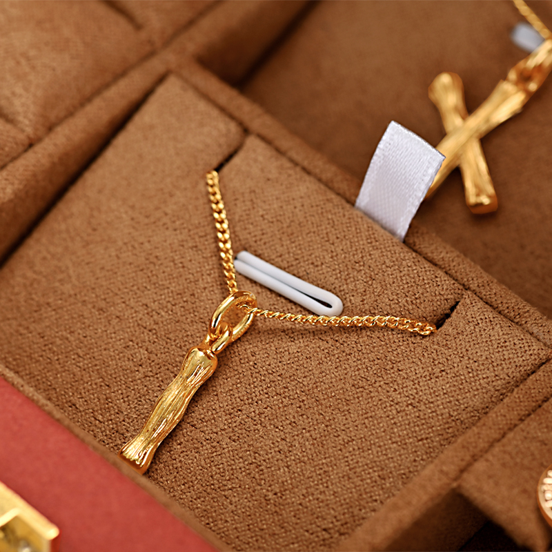 FANXI China Wholesale New Luxury Velvet Microfiber Jewellery Set Case with Golden Lock Ring Necklace Boxes Orange Jewelry Package