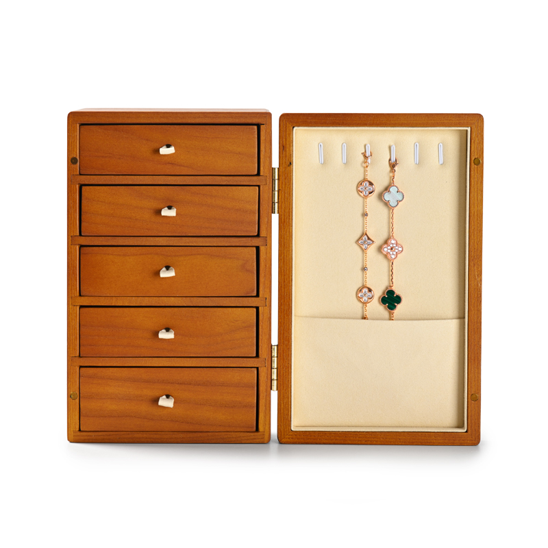Fanxi China New Arrivals Wooden Jewelry Box Luxury Jewellery Organizer Case Packaging Ring Necklace Bracelet Boxes With Logo