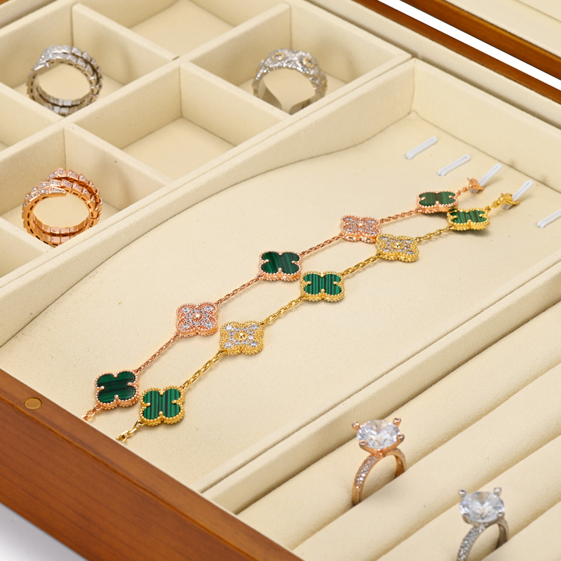 Fanxi China Custom Wooden Microfiber Jewelry Box Ring Earrings Bangle Necklace Packaging Box Jewelry Storage Case