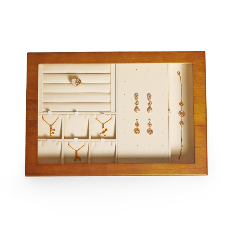 FANXI Custom Luxury Solid wood Jewelry storage boxes Ring Bracelet Earrings Necklace Organizer Multifunctional Jewelry case