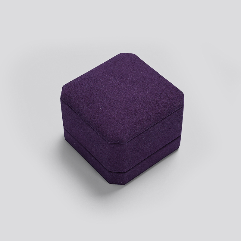 Fanxi Hot Sale Mysterious Purple Octagonal Custom Jewelry Packaging Box For Pendant Jewelry Gift Package Box With Customized Logo