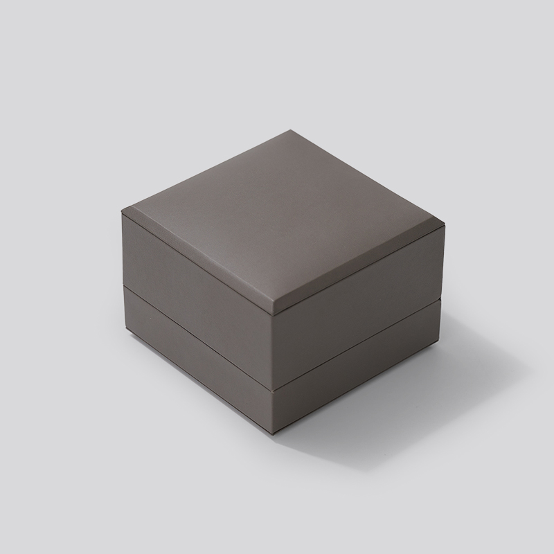 FANXI Classic Customized Leatherette Paper Jewelry Display Packing Box Eco-friendly Wedding Ring Earring Box