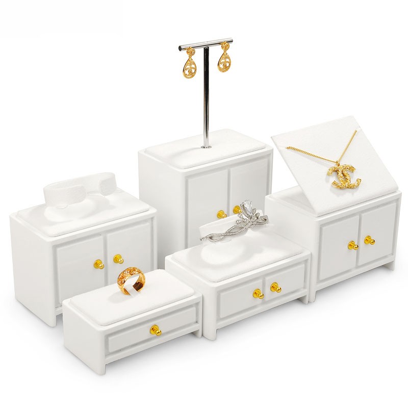Fanxi Factory Price With Good Quality For Jewelry Display Ring Earring Bangle Necklace Holder Luxury Jewelry Showcase Display Stand