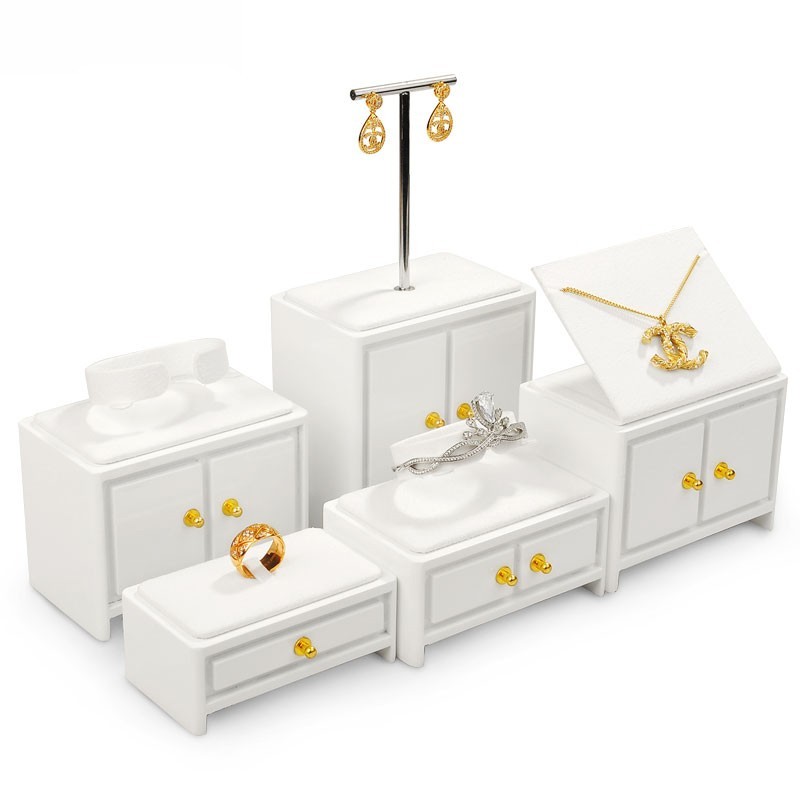 Fanxi Factory Price With Good Quality For Jewelry Display Ring Earring Bangle Necklace Holder Luxury Jewelry Showcase Display Stand