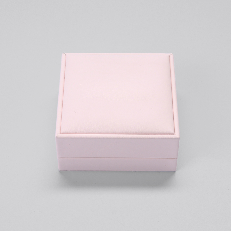 FANXI Cute Pink Pu Leather Jewelry Storage Box For Bracelet Gift Hold Boxes With Custom Logo Outer Box
