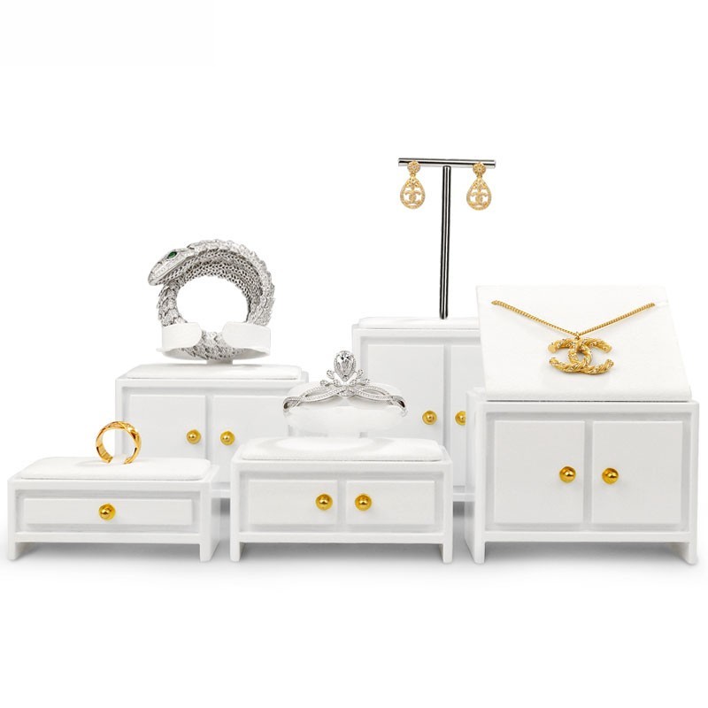 Fanxi Factory Price With Good Quality For Jewelry Display Ring Earring Bangle Necklace Holder Luxury Jewelry Showcase Display Stand
