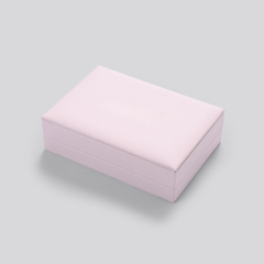 FANXI Fashion Pink Jewelry Display Fullset Box For Ring Diamond Necklace With PU Leather and Custom Logo