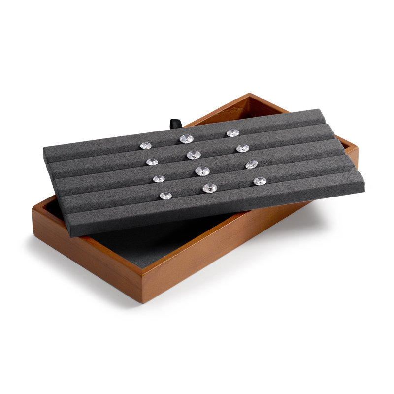 FANXI Factory New Jewellery Display Sets Solid Wood Ring Earrings Necklace Holder Jewellery Window Display
