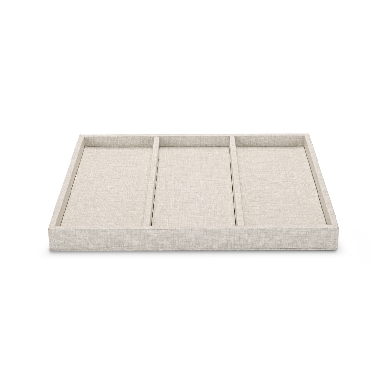 Fanxi New Product Customized Design Jewelry Pu Leather Display Tray Gold Rings Necklaces Holder Plated Jewelry