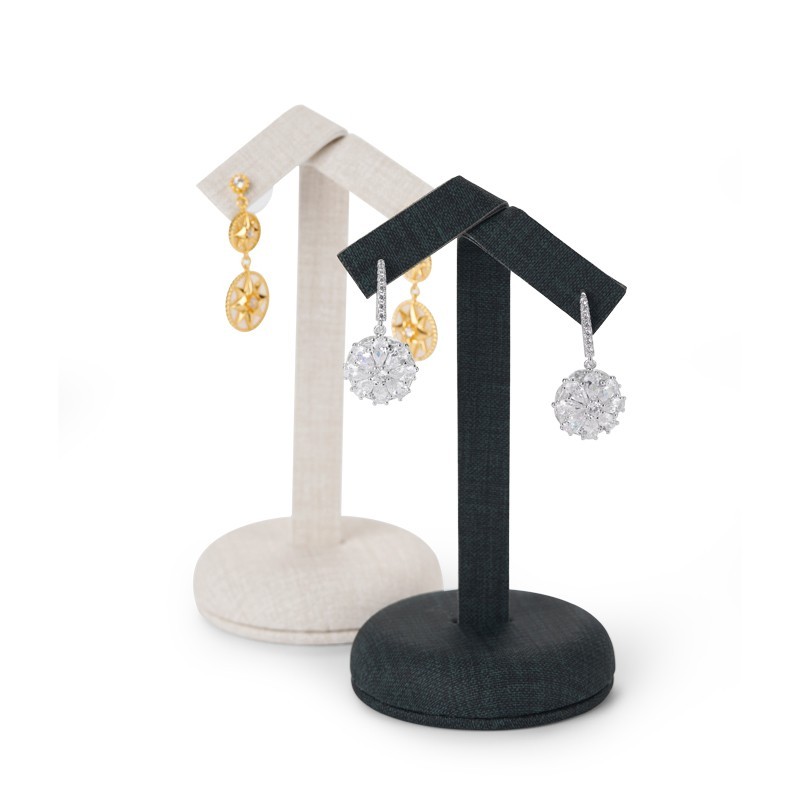 Fanxi New Hot Selling Custom Earring PU Leather Jewelry Display Stand For Jewelry Store