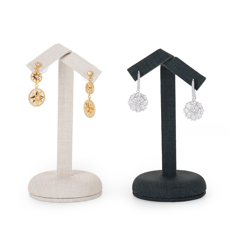 Fanxi New Hot Selling Custom Earring PU Leather Jewelry Display Stand For Jewelry Store