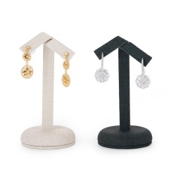 Fanxi New Hot Selling Custom Earring PU Leather Jewelry Display Stand For Jewelry Store