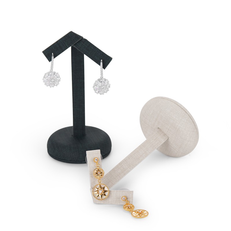 Fanxi New Hot Selling Custom Earring PU Leather Jewelry Display Stand For Jewelry Store