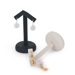 Fanxi New Hot Selling Custom Earring PU Leather Jewelry Display Stand For Jewelry Store
