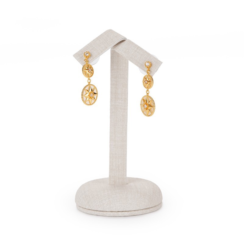 Fanxi New Hot Selling Custom Earring PU Leather Jewelry Display Stand For Jewelry Store