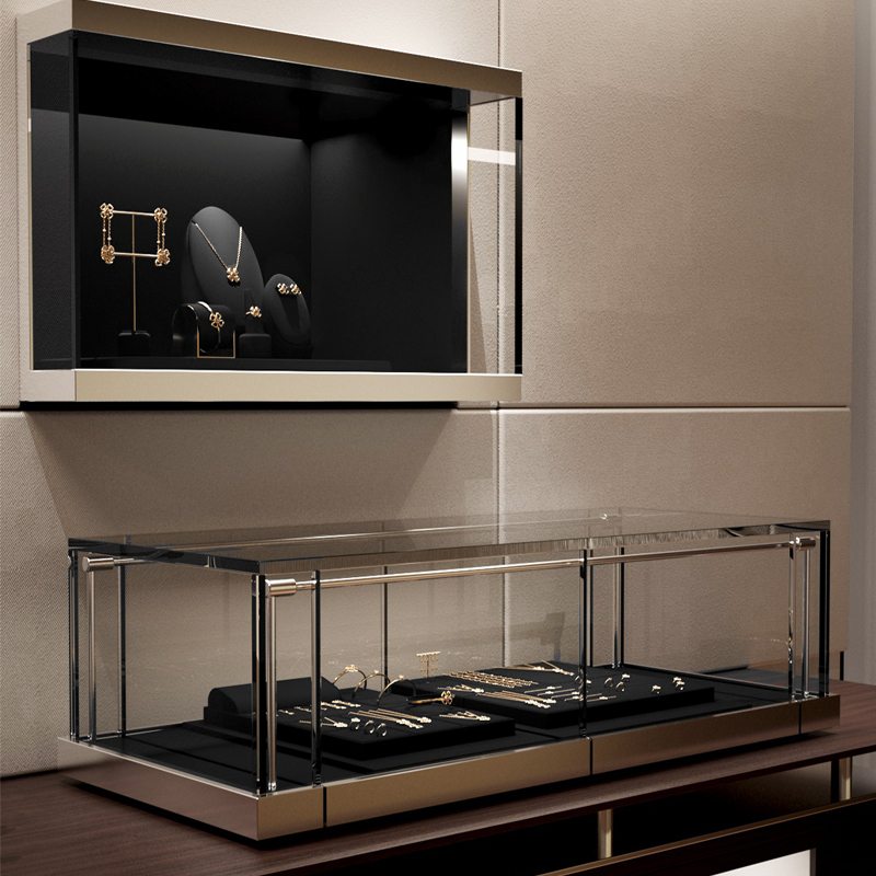 2023 New Wholesale Jewellery Window Display Luxury Custom Jewellery Display Set
