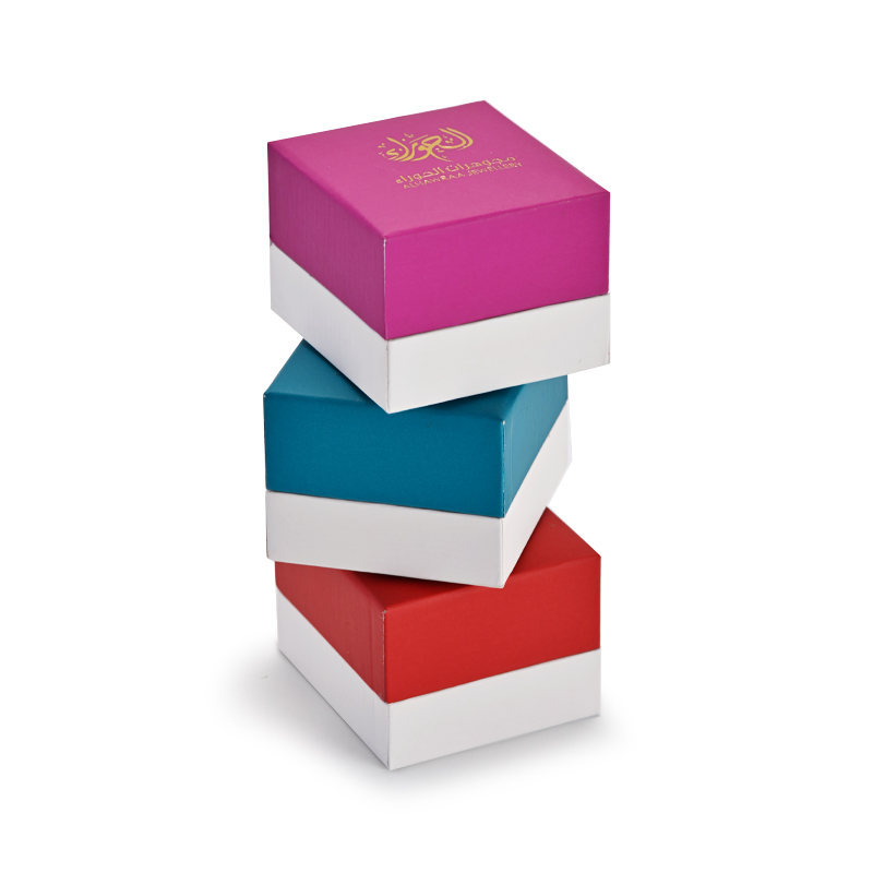 FANXI New Custom Luxury Jewellery Packaging Box Ring Earring Necklace Colorful Leatherette Paper Jewelry Packing Gift Boxes