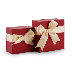 Fanxi Wholesale Custom Hot Sale Jewelry Gift Box Ring Bangle Leatherette Paper Box With Ribbon Jewelry Package Box