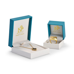 FANXI New Custom Luxury Jewellery Packaging Box Ring Earring Necklace Colorful Leatherette Paper Jewelry Packing Gift Boxes