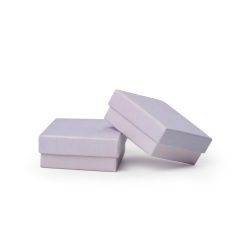 Fanxi New Arrival Custom Jewelry Box and Paper Bag Light Purple Jewellry Package Box for Pendant