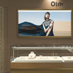 FANXI New Model Jewelry Display Sets With White PU Leather For Ring Earring Window Display Sets