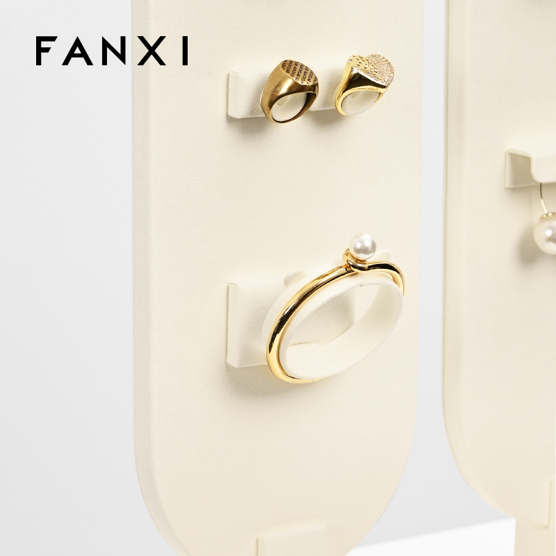 FANXI Elegant design Jewelry display stands for store luxury jewelry store showcase exhibitor display set for ring necklace