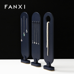 FANXI New arrival design earring necklace jewelry display rack magnetic jewellery stand display set for jewelry store