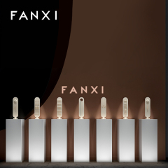 FANXI Elegant design Jewelry display stands for store luxury jewelry store showcase exhibitor display set for ring necklace