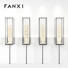 FANXI Elegant design Jewelry display stands for store luxury jewelry store showcase exhibitor display set for ring necklace