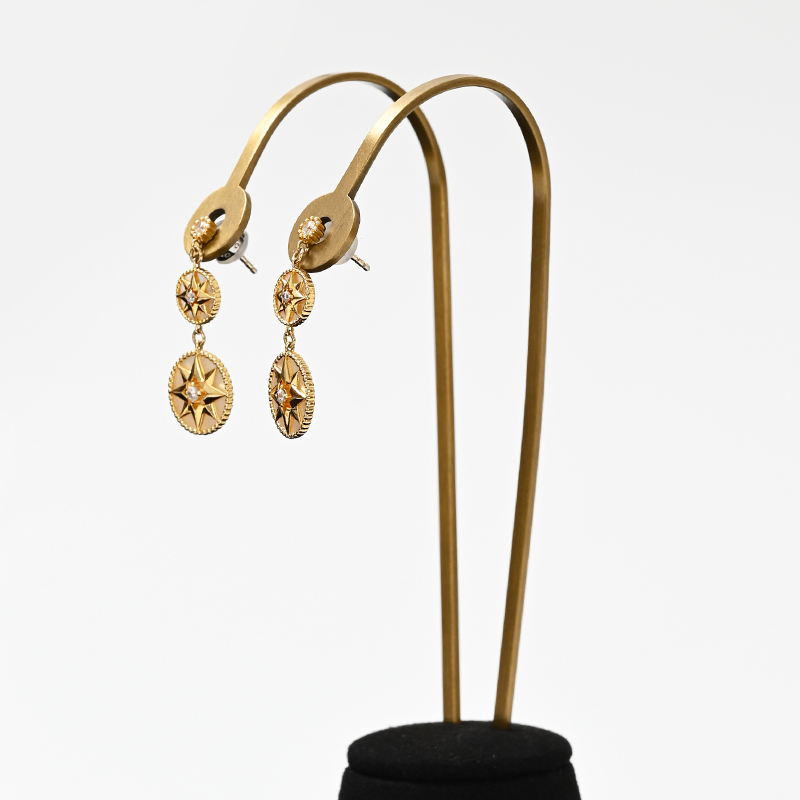 2023 New Arrival Designer Style Jewelry Display Set High Quality Black Microfiber Jewelry Holder