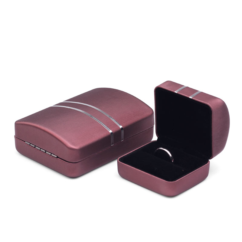 Fanxi Wholesale Manufacturer Elegant Custom Logo Proposal Quality Pu Leather Jewellery Box