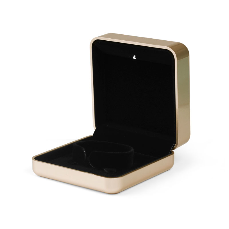 Fanxi High Quality Champagne Bracelet Gift Rubber Print Box Jewelry Wholesale Led Jewellery Box