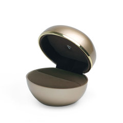 FANXI Wholesale Luxury Champagne Rubber Paint Jewelry Boxes Packaging Plastic Jewellery Light Box with Special Design