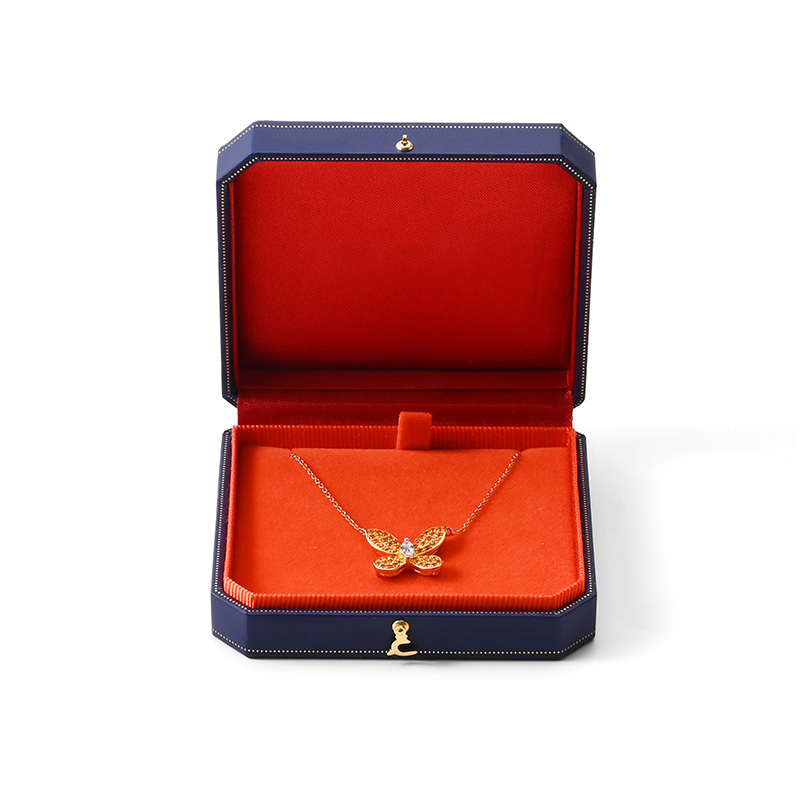 Custom Logo Jewellery Box Gift Jewelry Packaging Box Pendant Necklace Jewelry Box