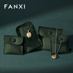 D076 Jewelry Storage Bag Velvet Jewelry Organizer Green Travel Jewelry Pouch
