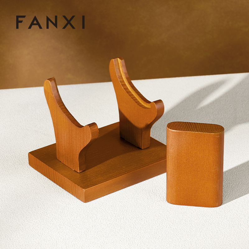 SM249 Solid Wood Watch Stand Watch Stand Luxury Watch Holder Wooden Watch Display