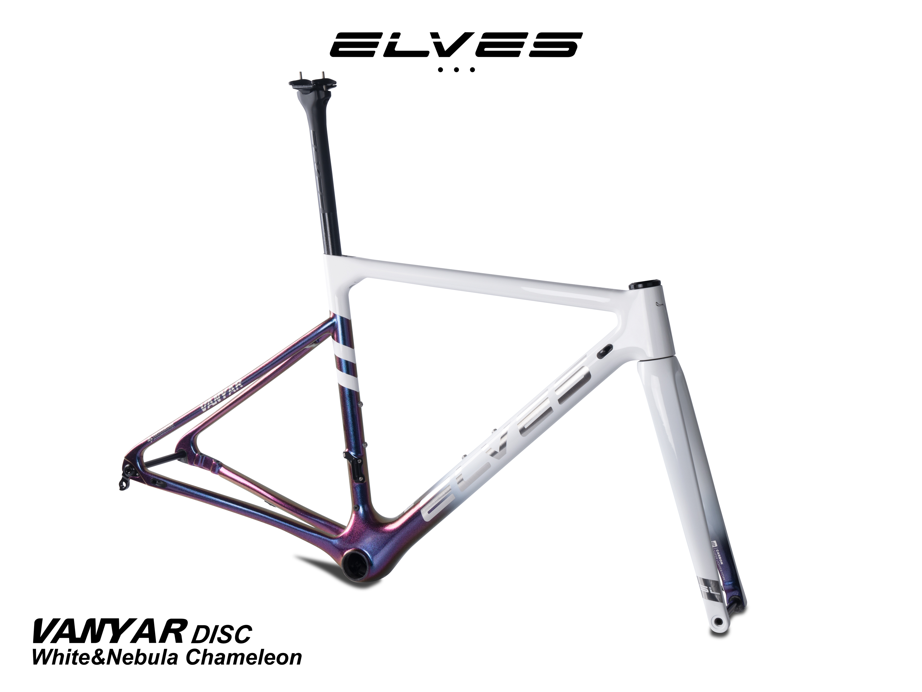 2022 NEW ELVES VANYAR DISC the Lightweight 760g road bike frame carbon  fiber bicycle frame carbon road frame aerodynamics