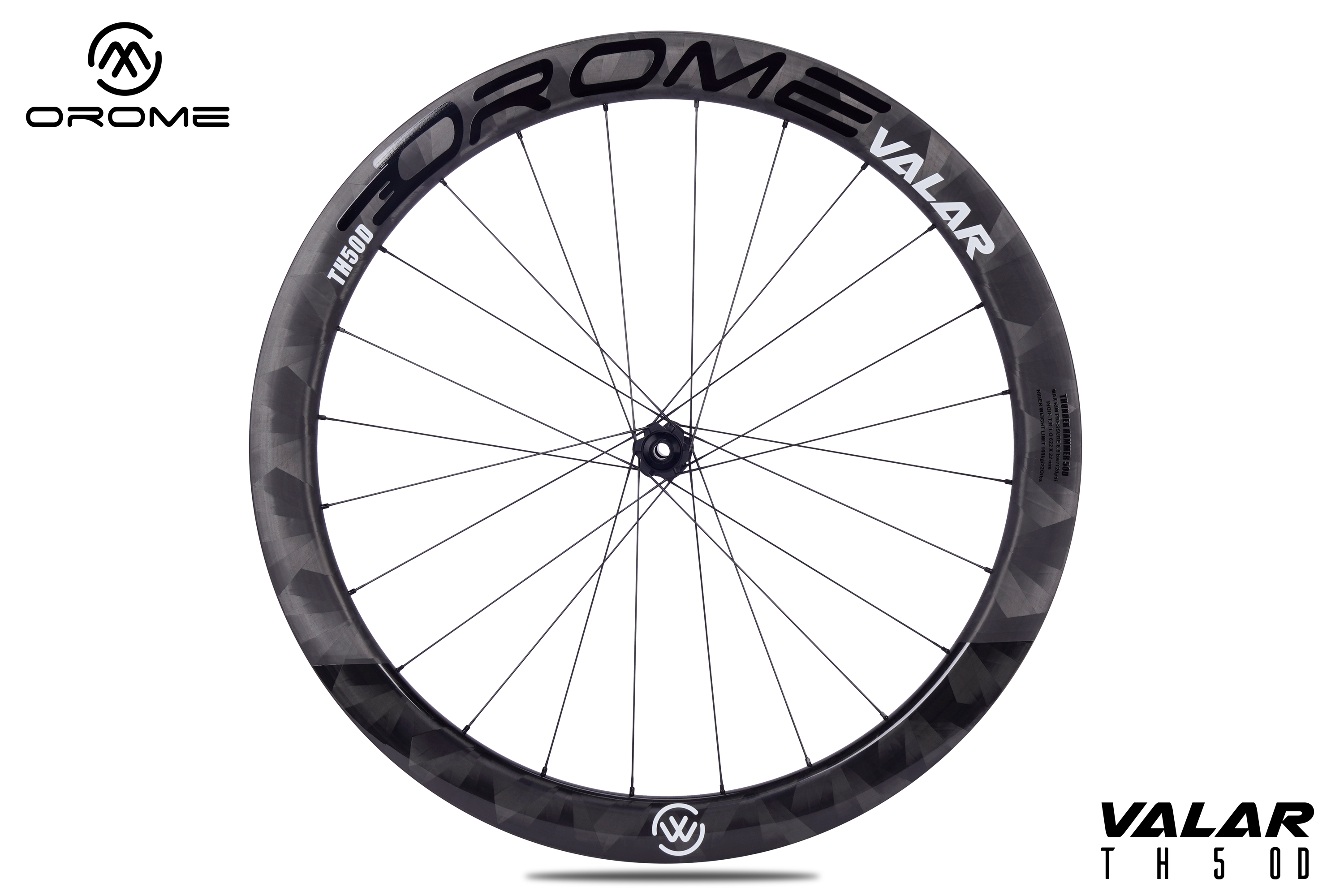 OROME VALAR TH50 カーボンホイール OROME VALAR TH50 Carbon Road Rim Brake Wheelsets, Rim Brake