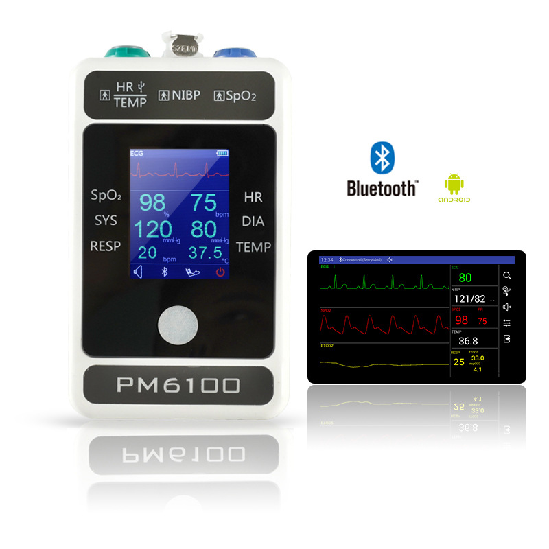 Portable Medical Device Multi-parameter Monitor Medical Clinic Equipment