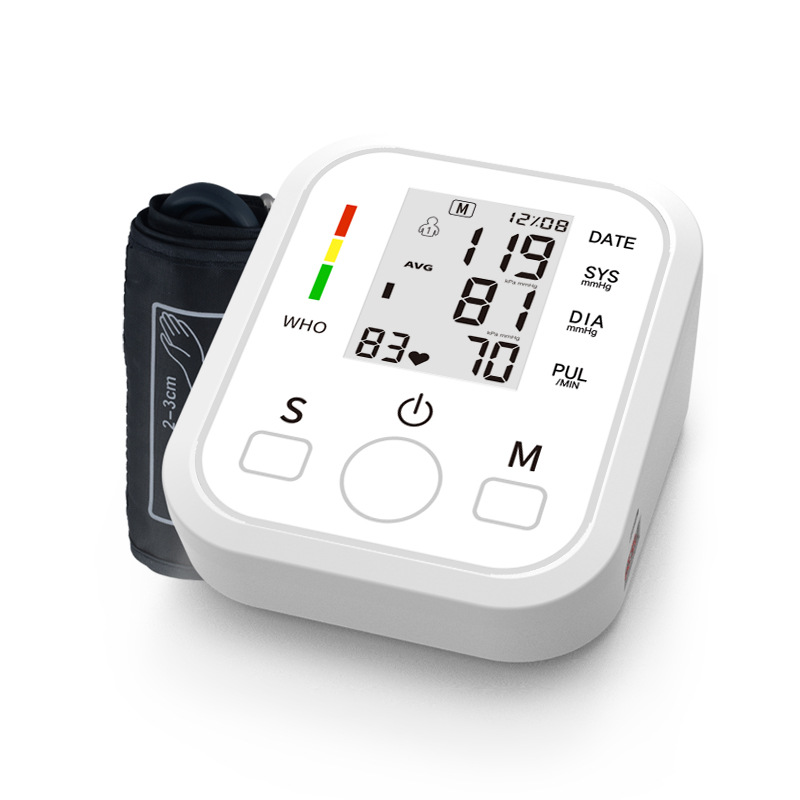 BP Machine Digital Blood Pressure Monitors Tensiometer Electric Portable Pretion Meter Sphygmomanometer Blood Pressure Machine