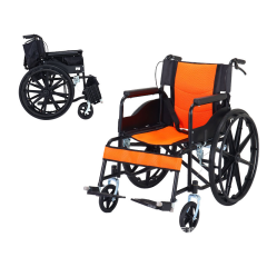 Hot Sales Cheap Price Foldable Lightweight Portable For Disabled Travel Ultra Light Manual Assisted Wheelchair