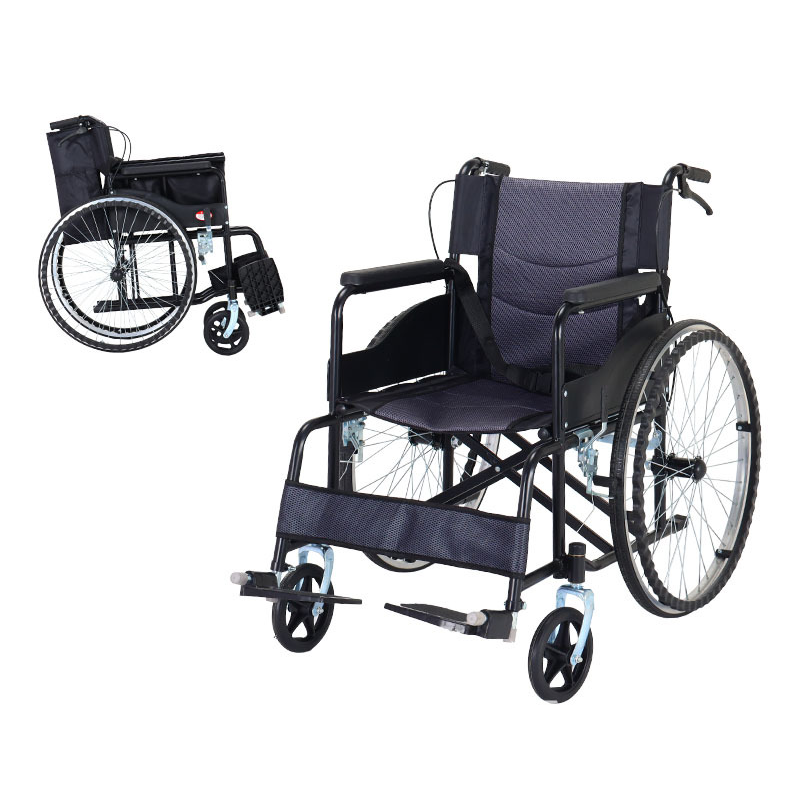 Hot Sales Cheap Price Foldable Lightweight Portable For Disabled Travel Ultra Light Manual Assisted Wheelchair