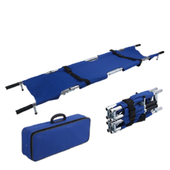 Factory Direct Medical Four Folding Emergency Rescue Aluminum Alloy Stretcher With Low Price