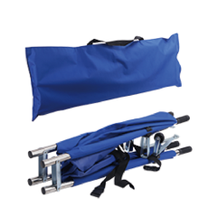 Lightweight Portable Hospital Aluminum Double Folding Medical Stretcher wholesale