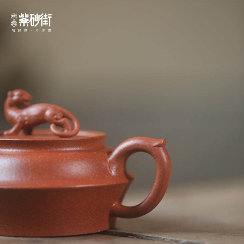 Zhuoyi Purple Clay Teapot Yixing Handmade Teapot Tea Making Household Small Capacity Tea Set Red Suit Drop Slope Yuhu